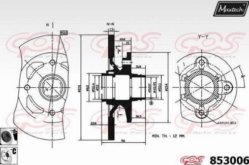 Maxtech 853006.6060 - Əyləc Diski furqanavto.az