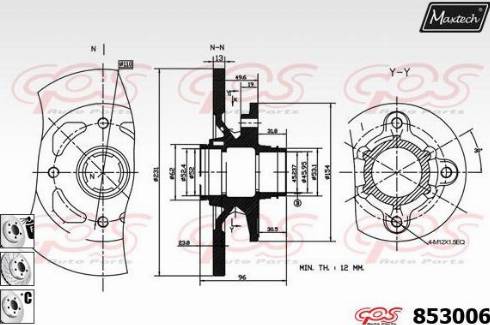 Maxtech 853006.6880 - Əyləc Diski furqanavto.az