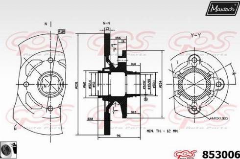 Maxtech 853006.0060 - Əyləc Diski furqanavto.az