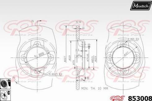 Maxtech 853008.6060 - Əyləc Diski furqanavto.az