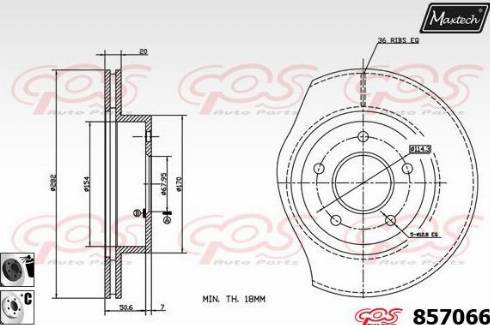 Maxtech 857066.6060 - Əyləc Diski furqanavto.az