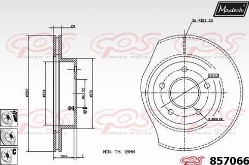 Maxtech 857066.6980 - Əyləc Diski furqanavto.az