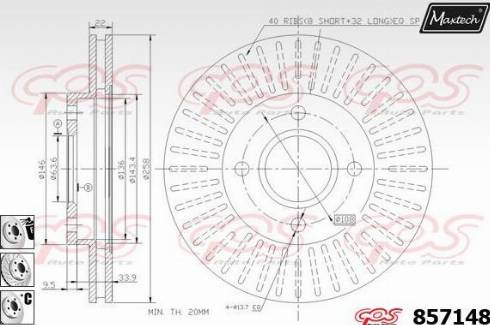 Maxtech 857148.6980 - Əyləc Diski furqanavto.az