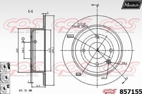 Maxtech 857155.6980 - Əyləc Diski furqanavto.az