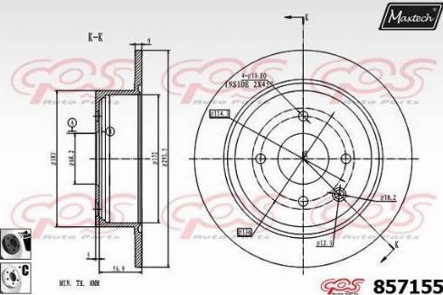 Maxtech 857155.6060 - Əyləc Diski furqanavto.az