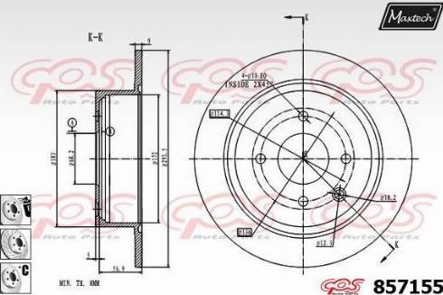 Maxtech 857155.6880 - Əyləc Diski furqanavto.az