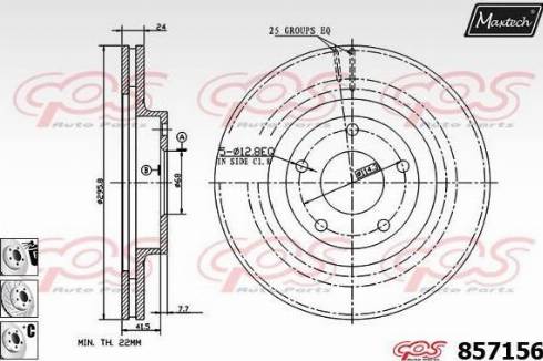 Breco BS 8673 - Əyləc Diski furqanavto.az