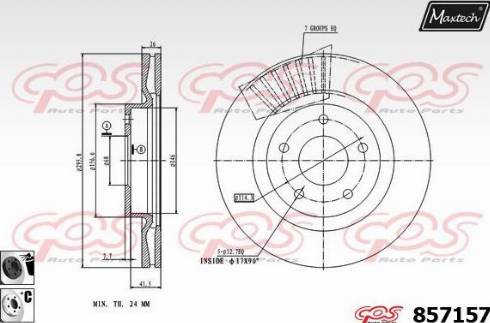 Maxtech 857157.6060 - Əyləc Diski furqanavto.az