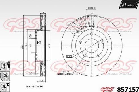 Maxtech 857157.6880 - Əyləc Diski furqanavto.az