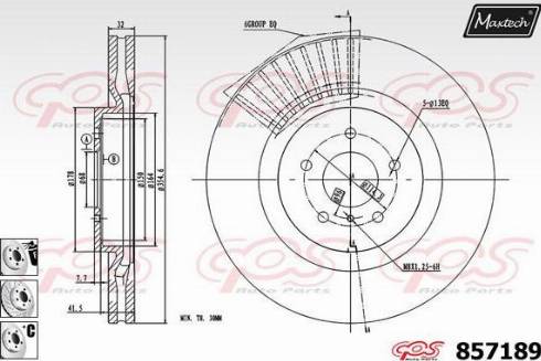 Maxtech 857189.6980 - Əyləc Diski furqanavto.az