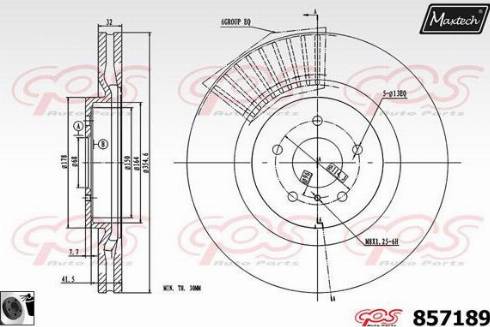 Maxtech 857189.0060 - Əyləc Diski furqanavto.az