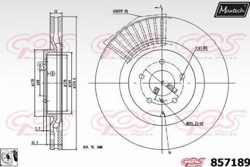 Maxtech 857189.0080 - Əyləc Diski furqanavto.az