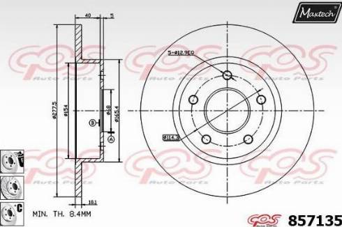 Maxtech 857135.6880 - Əyləc Diski furqanavto.az