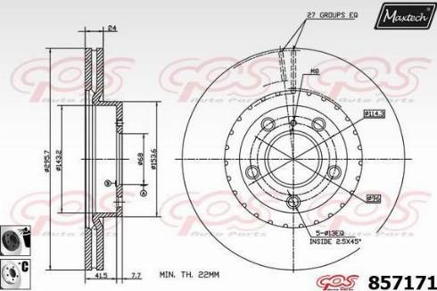 Maxtech 857171.6060 - Əyləc Diski furqanavto.az