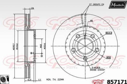 Maxtech 857171.0060 - Əyləc Diski furqanavto.az