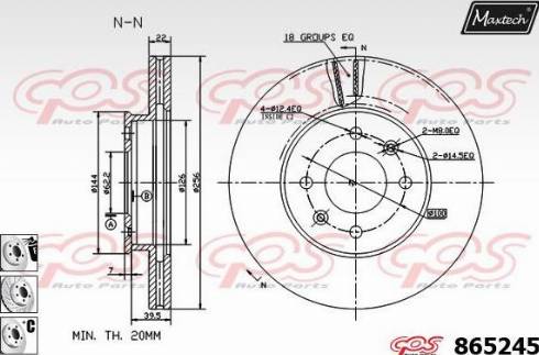 Maxtech 865245.6880 - Əyləc Diski furqanavto.az