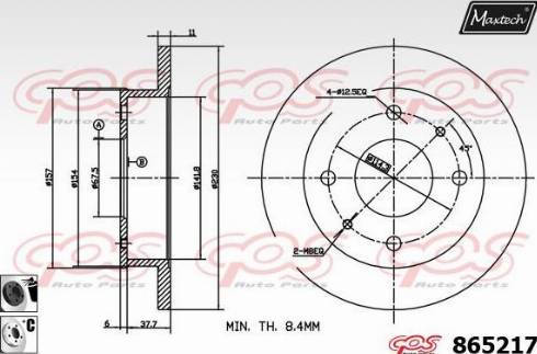 Maxtech 865217.6060 - Əyləc Diski furqanavto.az