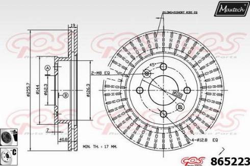 Maxtech 865223.6060 - Əyləc Diski furqanavto.az