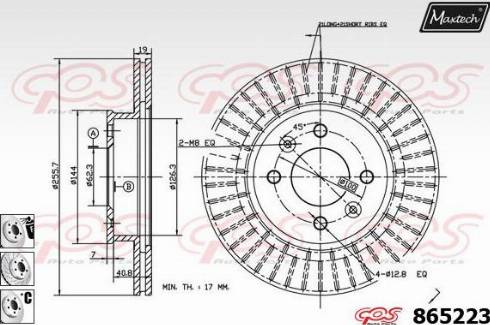 Maxtech 865223.6980 - Əyləc Diski furqanavto.az