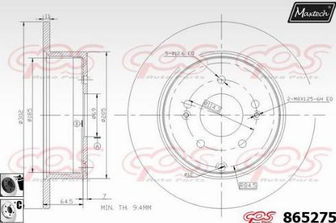 Maxtech 865275.6060 - Əyləc Diski furqanavto.az