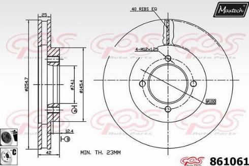 Maxtech 861061.6060 - Əyləc Diski furqanavto.az