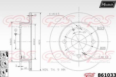 Maxtech 861033.6980 - Əyləc Diski furqanavto.az