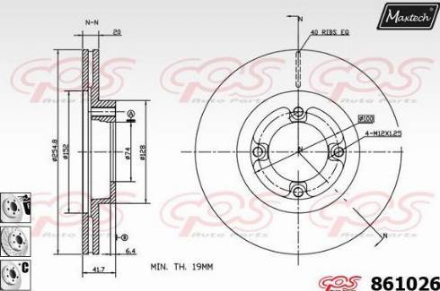 Maxtech 861026.6880 - Əyləc Diski furqanavto.az