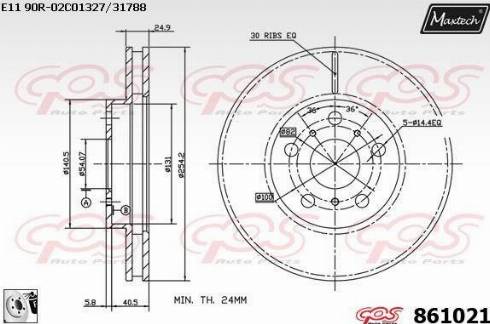 Maxtech 861021.0080 - Əyləc Diski furqanavto.az