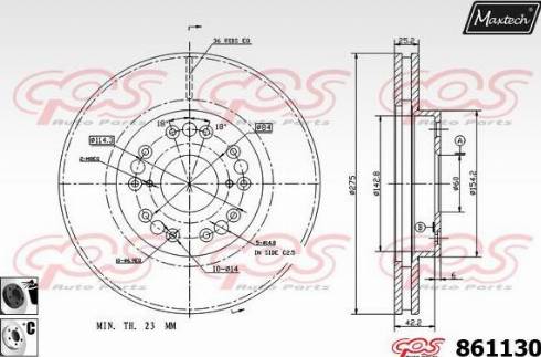 Maxtech 861130.6060 - Əyləc Diski furqanavto.az