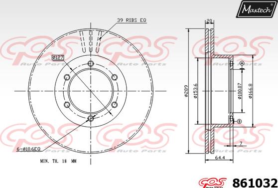 Maxtech 861127 - Əyləc Diski furqanavto.az