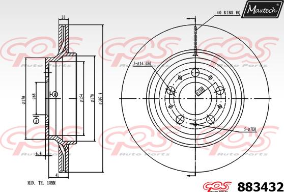 Maxtech 861339 - Əyləc Diski furqanavto.az