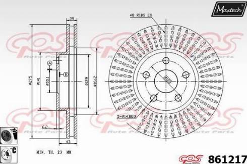 Maxtech 861217.6060 - Əyləc Diski furqanavto.az