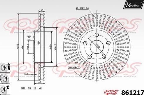 Maxtech 861217.6980 - Əyləc Diski furqanavto.az