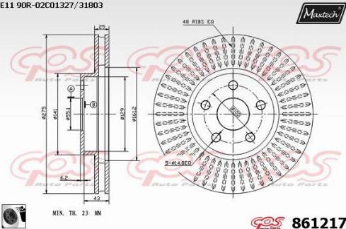 Maxtech 861217.0060 - Əyləc Diski furqanavto.az