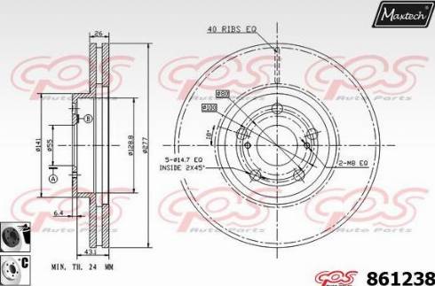 Maxtech 861238.6060 - Əyləc Diski furqanavto.az