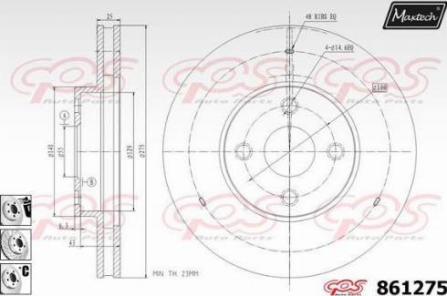 Maxtech 861275.6880 - Əyləc Diski furqanavto.az