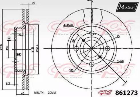 Maxtech 861273.6880 - Əyləc Diski furqanavto.az