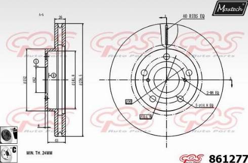 Maxtech 861277.6060 - Əyləc Diski furqanavto.az