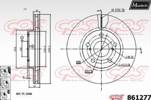 Maxtech 861277.6880 - Əyləc Diski furqanavto.az