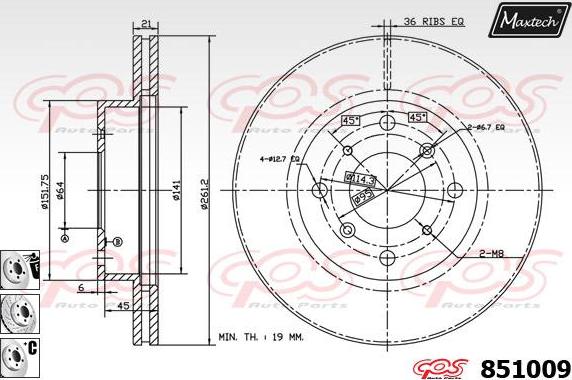 Maxtech 863520 - Əyləc Diski furqanavto.az