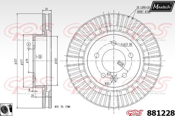 Maxtech 863315 - Əyləc Diski furqanavto.az