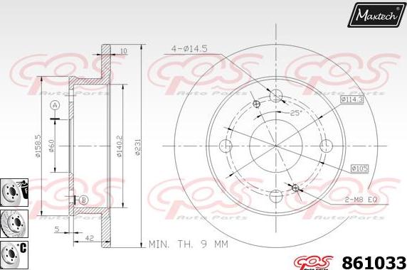 Maxtech 865288 - Əyləc Diski furqanavto.az