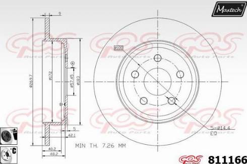 Maxtech 811166.6060 - Əyləc Diski furqanavto.az