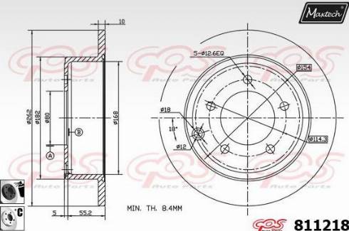 Maxtech 811218.6060 - Əyləc Diski furqanavto.az