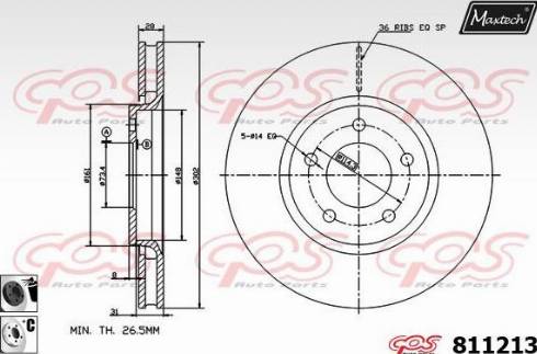 INTERBRAKE BD6146 - Əyləc Diski furqanavto.az