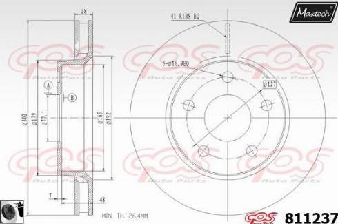 Maxtech 811237.0060 - Əyləc Diski furqanavto.az