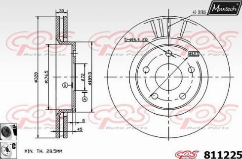 Maxtech 811225.6060 - Əyləc Diski furqanavto.az