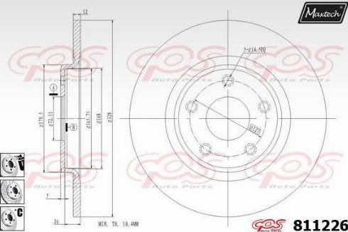 Maxtech 811226.6880 - Əyləc Diski furqanavto.az