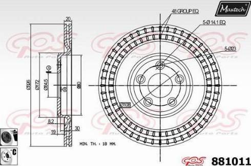 Maxtech 881011.6060 - Əyləc Diski furqanavto.az