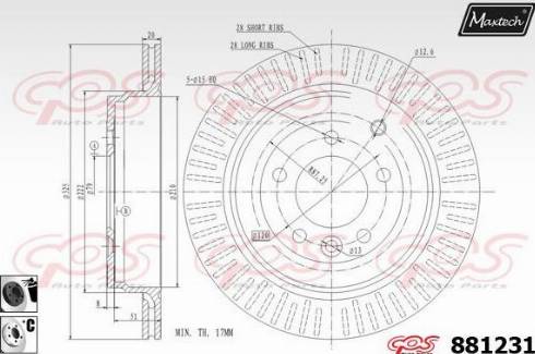 Maxtech 881231.6060 - Əyləc Diski furqanavto.az